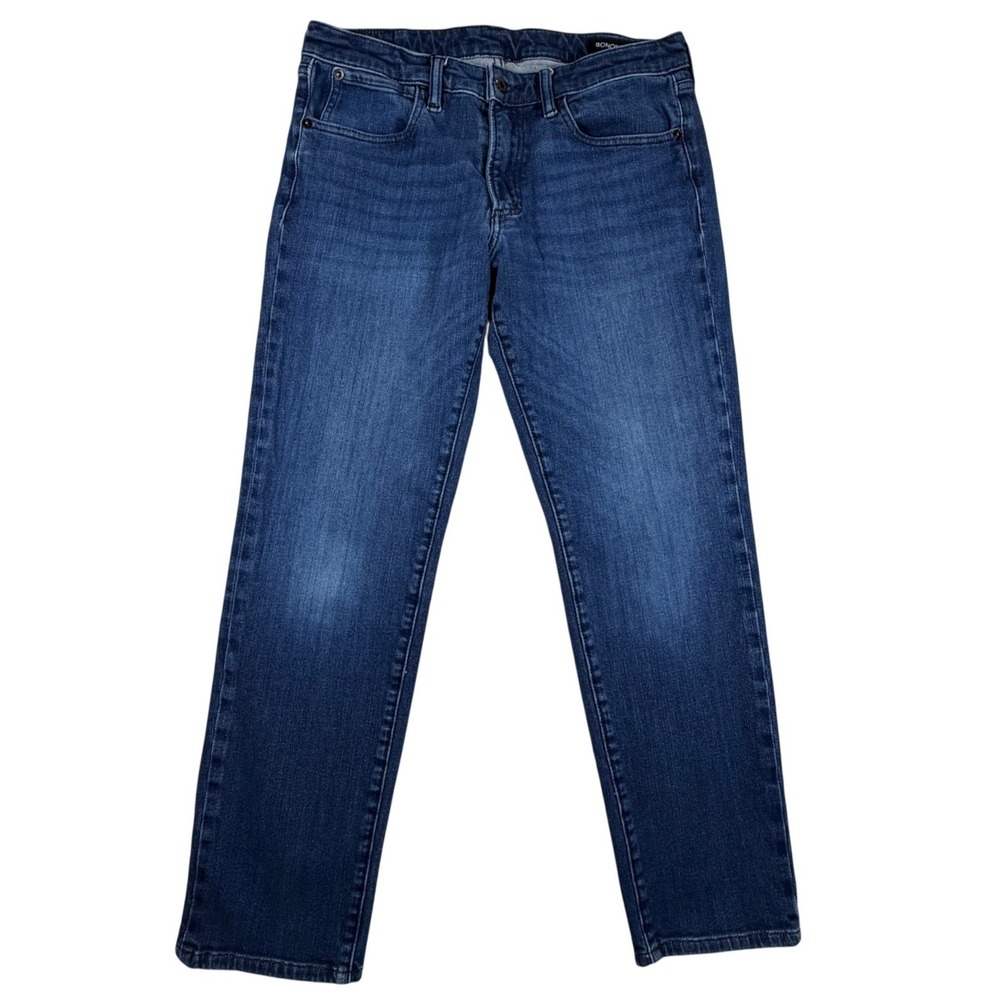 Bonobos Mens 31x30 Straight Leg Stretch Denim Jeans Medium Wash Blue‎ BDB101710